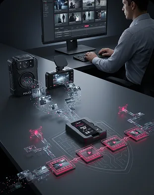 Camera and evidence capture workflow