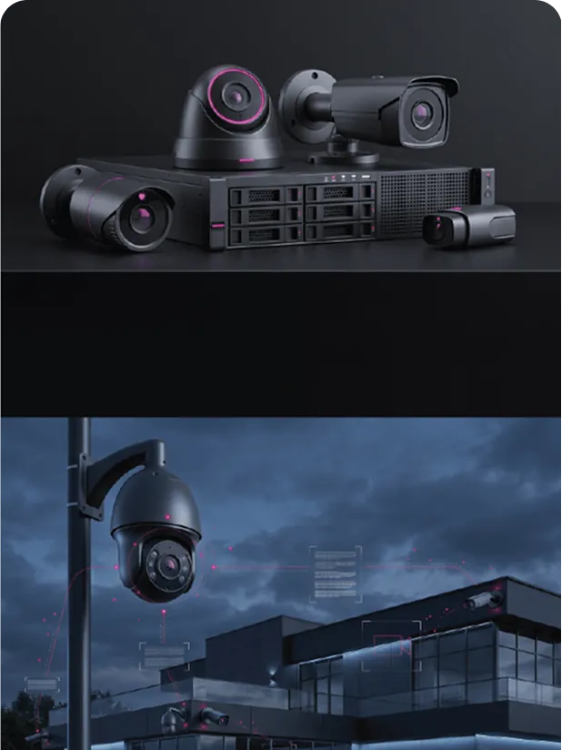 Surveillance cameras and recorder